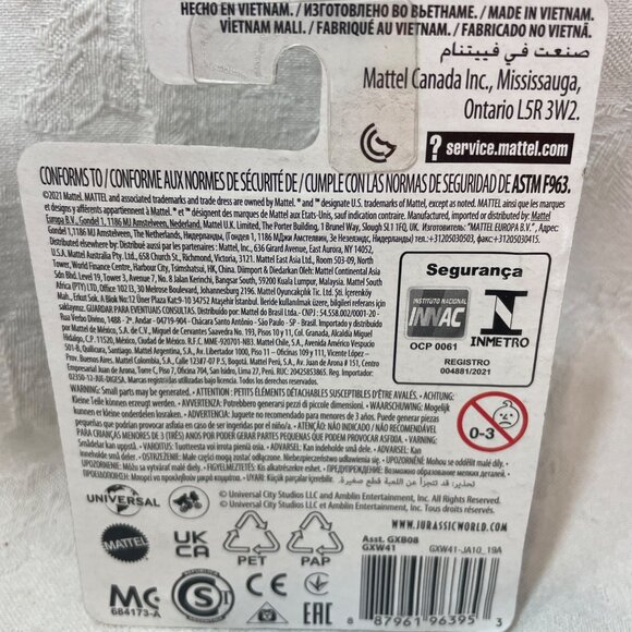 Micro Collection Mattel Therizinosaurus Miniature Dinosaur - Picture 2 of 3